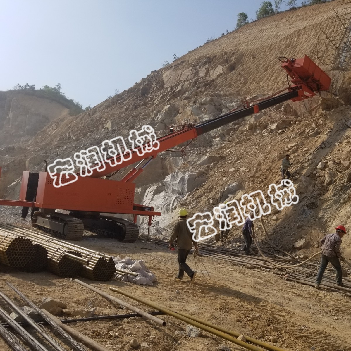 地基護坡錨固鉆機發(fā)貨廣東惠州 宏潤機械